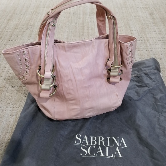 Scala Handbags - Sabrina Scala Satchel Leather Handbag
